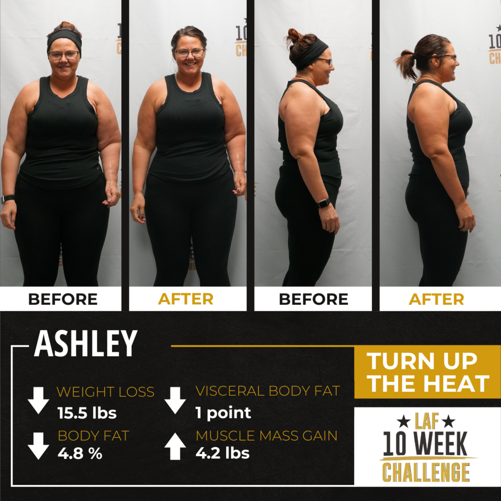 10 week challenge before and after